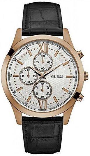 Reloj GUESS W0876G2 Hombre (Piel - Negro)