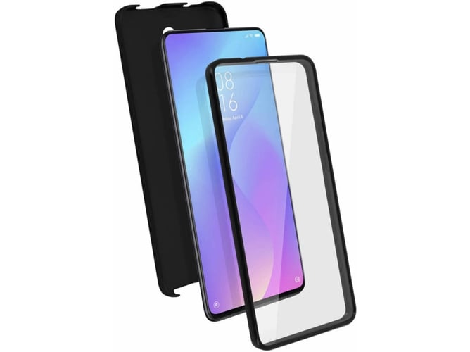 Carcasa 360º Xiaomi Mi 9T, Mi 9T Pro AVIZAR TPGLASS-BK-MI9T Negro