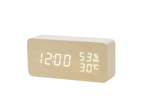 Despertador Madera Led Usb SLOWMOOSE / AAA 16[23]