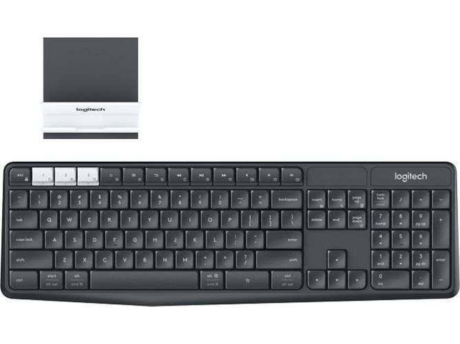 Teclado LOGITECH K375s (Inalámbrico - Layout US)