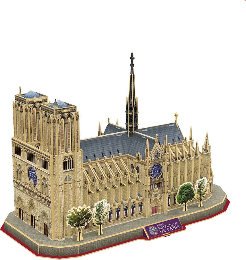 Puzzle 3D CUBIC FUN Notre Dame (128 Piezas)