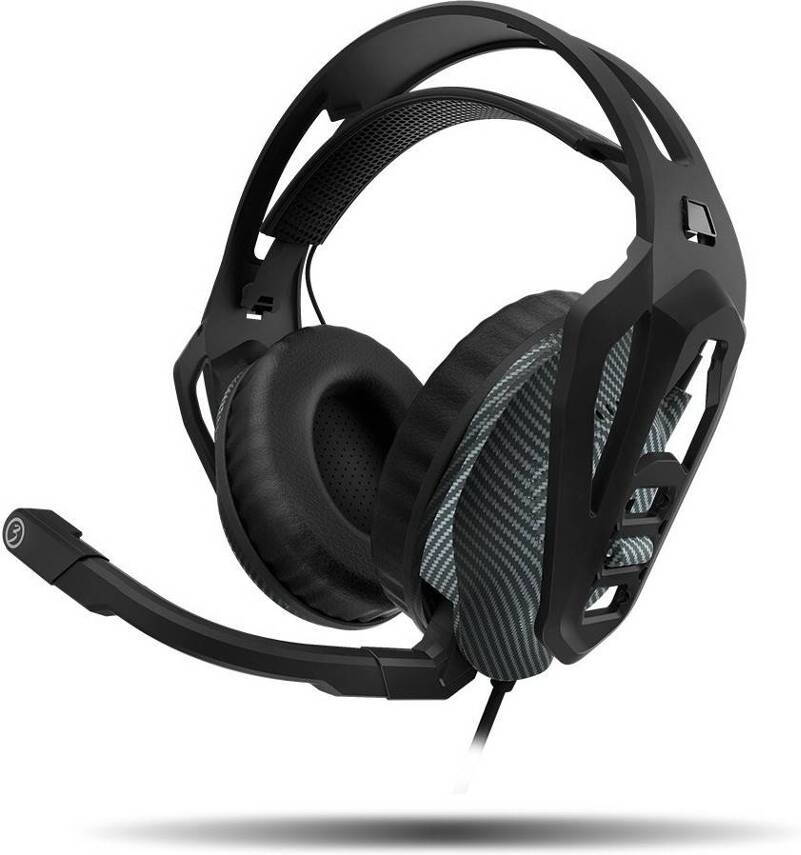 Auriculares Gaming Con Cable OZONE Nuke Pro (Over Ear - Multiplataforma - Noise Cancelling - Negro)