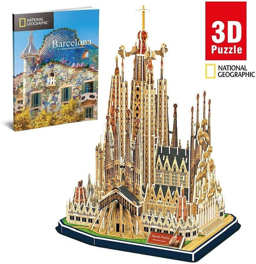 Puzzle 3D Sagrada Familia (Edad Minima: 8 años - 184 piezas)