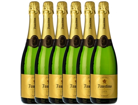 Espumante FAUSTINO Faustino Extra Brut Cava Reserva (0.75 L - 6 unidades)