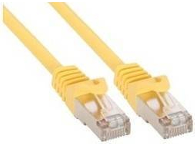 Cable de Red INLINE (RJ45 - 1.5 m - Amarillo)