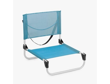 Silla de Playa Plegable LOW Azul 46x45cm VIVA