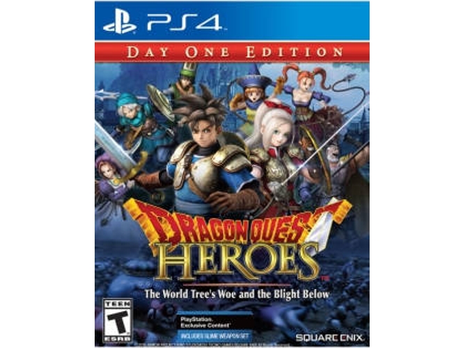 Juego PS4 Dragon Quest Heroes: The World Tree's Woe and the Blight Below Day One Edition