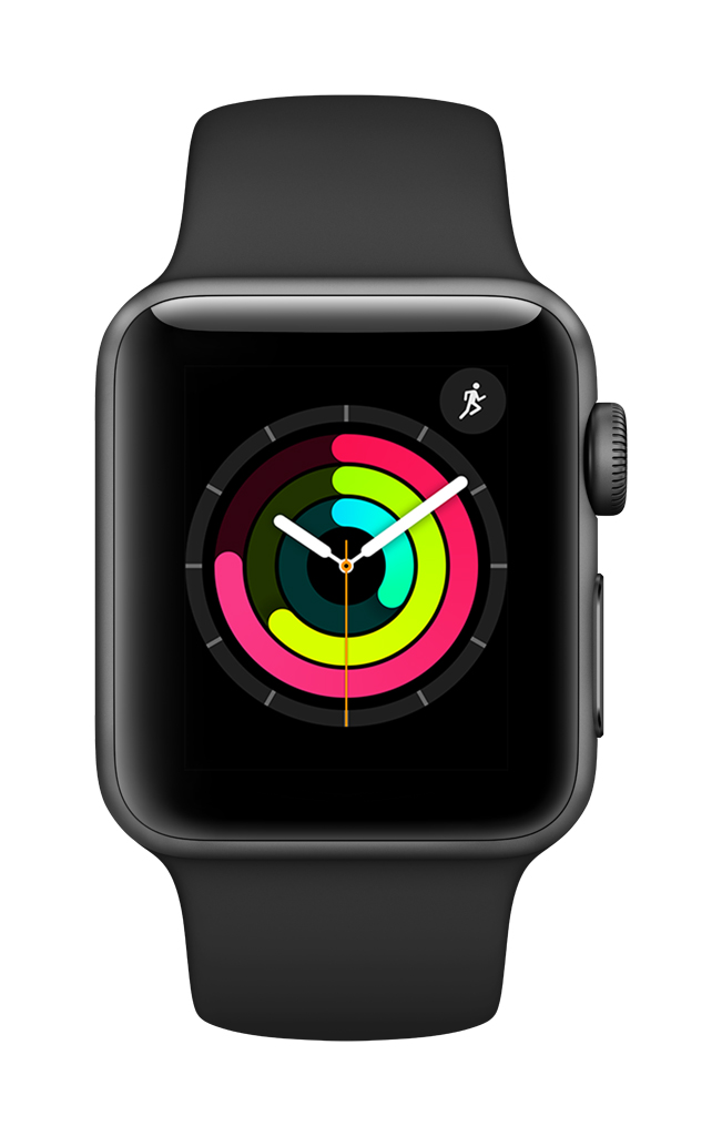 APPLE Watch Series 3 42mm deportivo gris espacial, negro