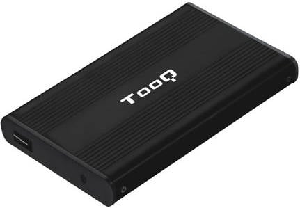 Tooq Caja Hdd 2.5 sata a usb 2 negra externa 25 2.0 tqe2510