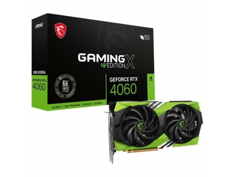 Tarjeta Gráfica MSI RTX 4060 Gaming X NV Edition 8G 8 GB RAM GDDR6