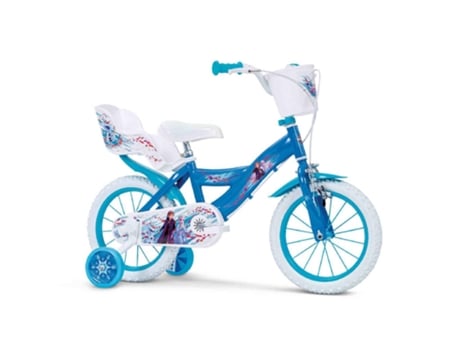 Bicicleta Frozen 14´´ Azul 3-5 Years Rapazhuffy