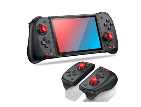 Para Nintendo Switch Controller Joycon programable para Nintendo Switch Oled con Turbo Motion Joypad Accesoriosnegro BISBISOUS