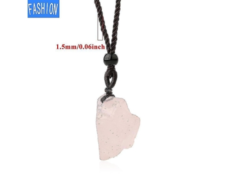 Collar colgante de piedra irregular natural con personalidad versátil para hombres y mujeres en Europa y