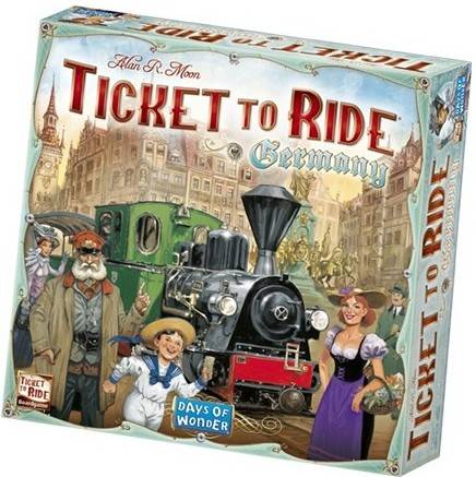 Juego de Mesa DAYS OF WONDER Ticket To Ride Germany (Inglés - Edad Mínima: 8)