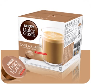 Dolce Gusto Cafe con leche descafeinado