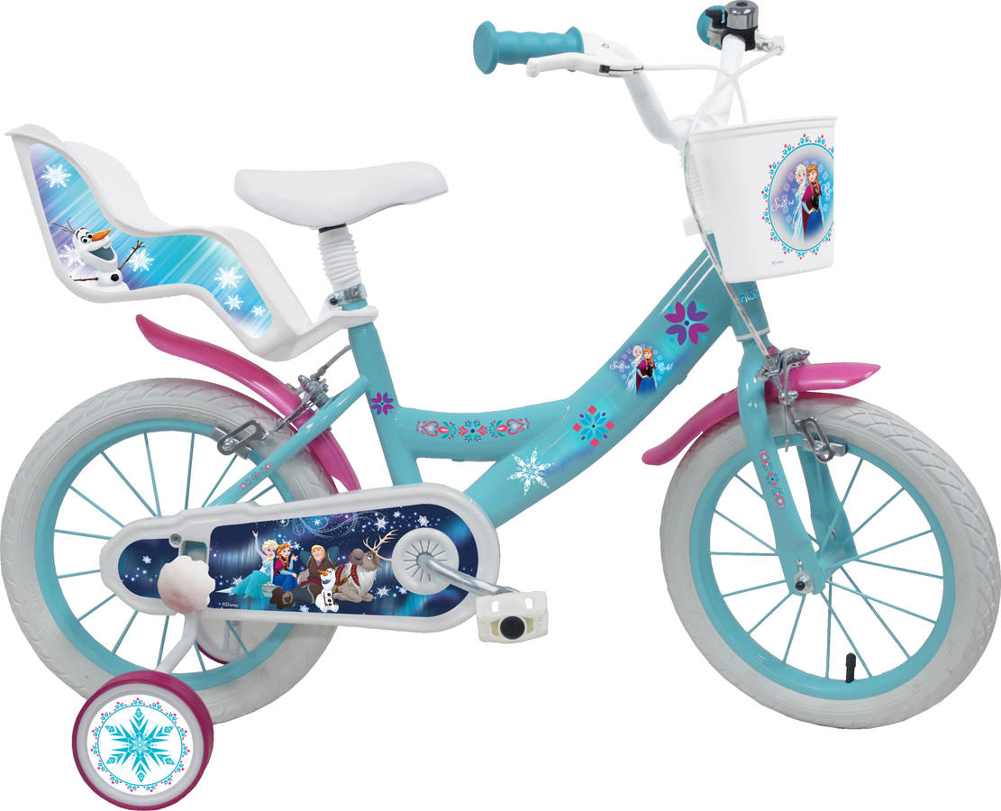 Bicicleta DENVER BIKE 2295 14'' en Hierro Azul y Blanca