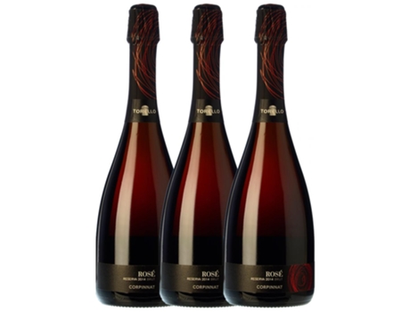 Espumante TORELLÓ Torelló Rosé Brut Cava Reserva (0.75 L - 3 unidades)