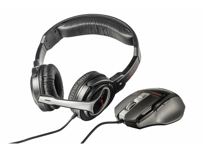 Auriculares Gaming Con Cable TRUST GXT249 (On Ear - PC - Noise Cancelling - Negro)