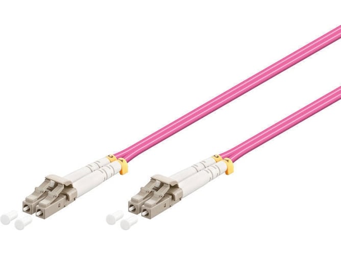 Cable de Fibra Óptica GOOBAY (1 m - Rosa)