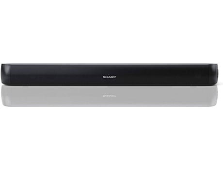 Barra De Sonido sharp htsb107 2.0 90 w bluetooth hdmi arccec jack 3.5 mm negro cine en casa usb playback potencia total salida 90w 65cm