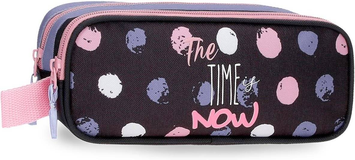 Estuche ROLL ROAD  The Time Is Now Negro (23x9x7 cm)