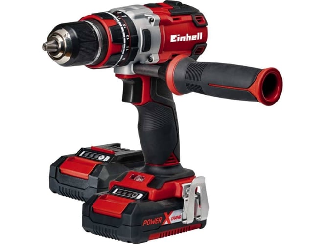 Einhell Tecd 18 lii bl powerxchange taladro percutor 18v con 2 baterías 2ah cargador y sin escobillas velocidades 60 nm luz 2x2 4513861