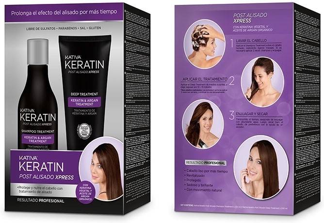 Champú KATIVA Keratin Post Alisado