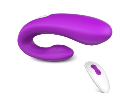 Vibrador Recargable para Clítoris y Punto GVibrador para Parejas Impermeable con 9 Vibraciones Potentes BISBISOUS Morado