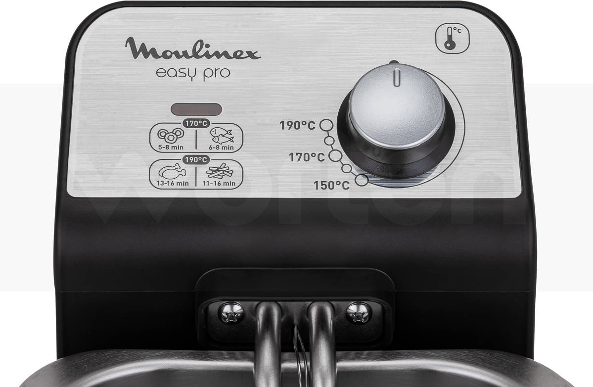 Freidora Semi-Profesional MOULINEX AM3380 Easy Pro (1.2 kg - Inox)