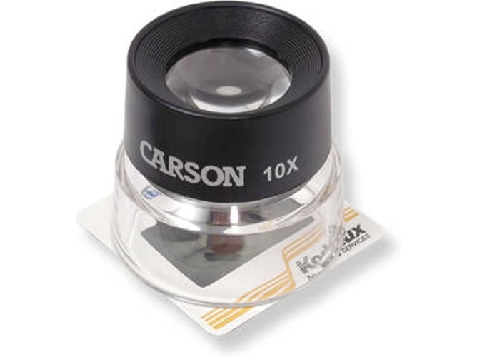 Carson Ll10 Lupa de contacto lumiloupe 10x negro transparente