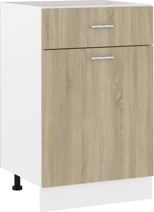 Armário Inferior VIDAXL Drawer Bottom Cabinet 50 cm 801223 (Madera - 50 x 46 x 81.5 cm)