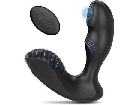 Vibrador de control remoto 3 en 1 con 7 modos de golpeteo y vibración para adultos (negro) VEANXIN