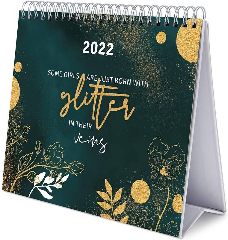 Calendario ERIK EDITORES Deluxe 2022 Glitter Gold Dreams