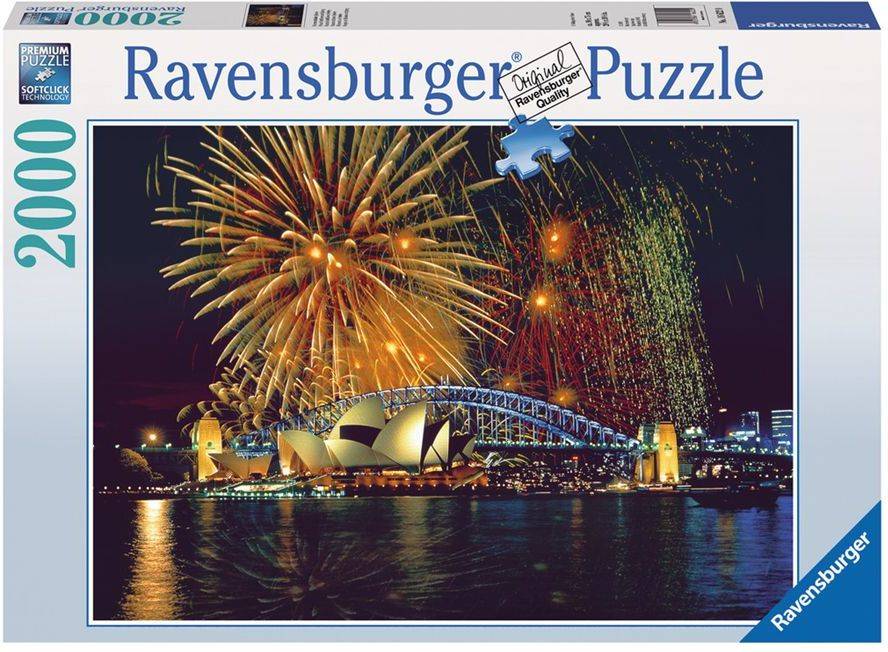 Puzzle RAVENSBURGUER Fuegos Artificiales Sidney (2000 Piezas)