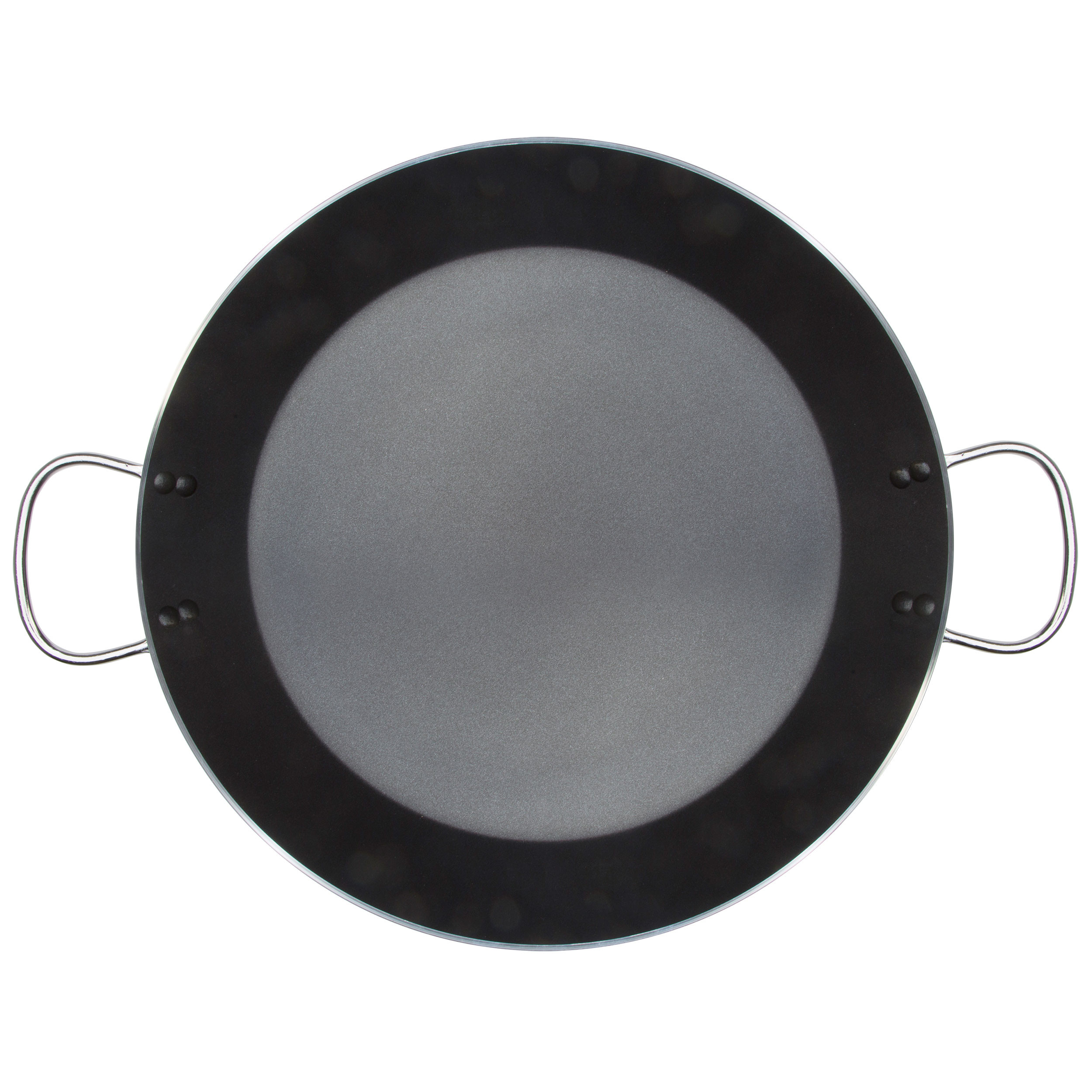 Paellera Inducción Antiadherente WECOOK(30cm - Aluminio Prensado - Negro)