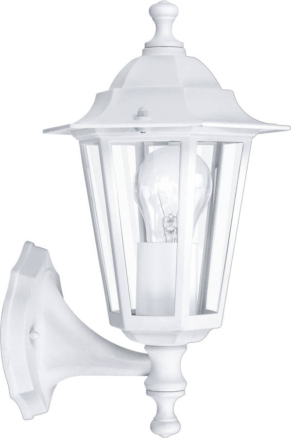 Eglo Lámpara De exterior laterna 5 luz 1 foco aluminio fundido y cristal color blanco e27 ip44 bl.22463