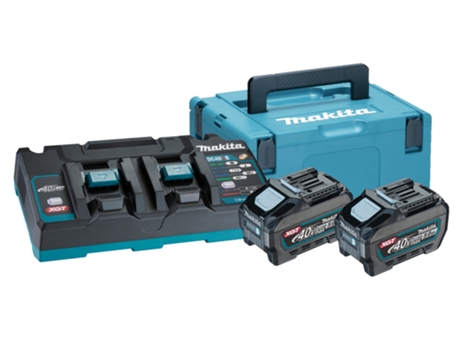 MAKITA 191U13-9 Kit de baterías 40VMAX 5.0AH XGT BL4050Fx2 DC40RB XGT Makpac