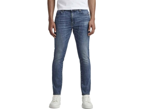 Pantalones Vaqueros G-STAR Lancet Skinny Algodón Hombre (W36/L32 - Azul)