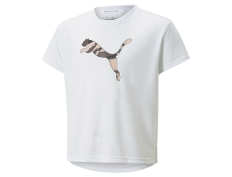 Camiseta de Niña PUMA Modern Sports Tam Blanco (5 Años)