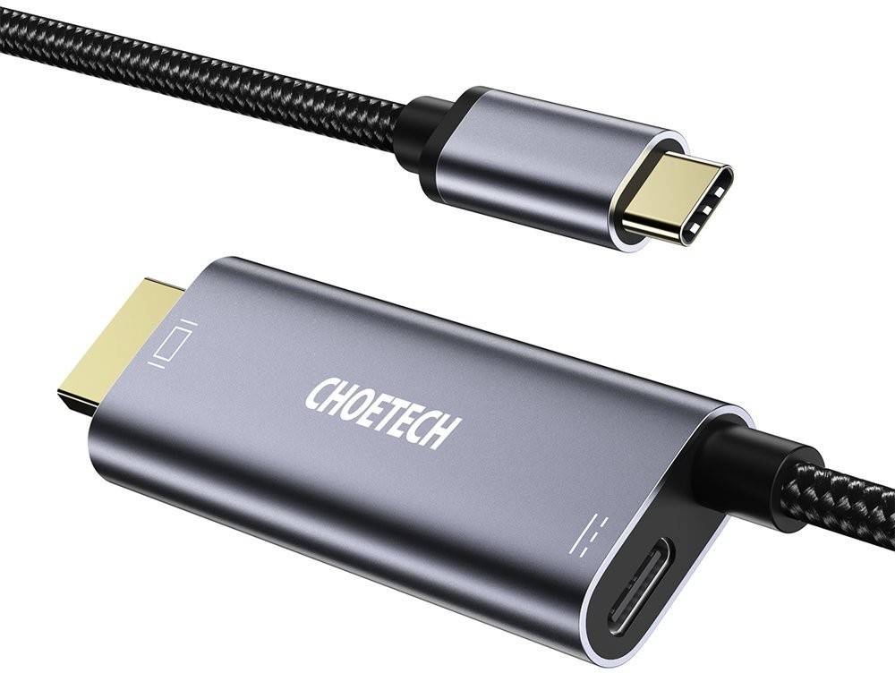 Cable CHOETECH Xch-M180-Gy (HDMI - 1.8 m - Gris)