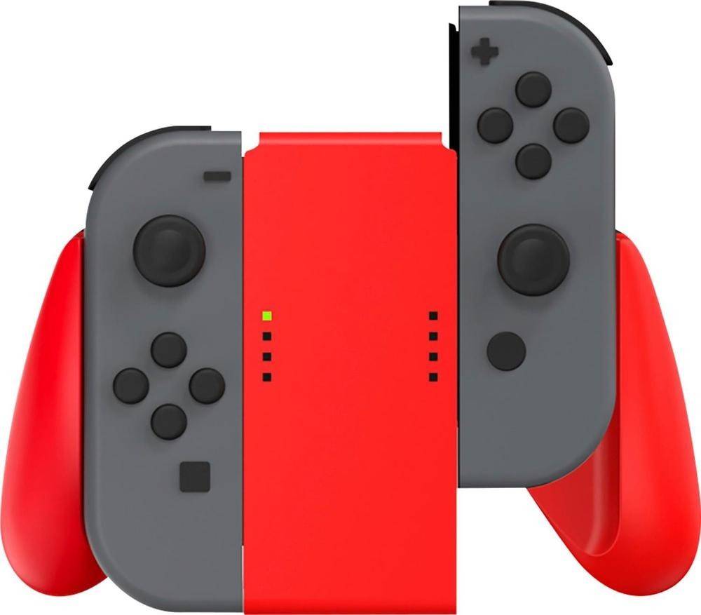 Joycon Comfort Grip rojo nintendo switch powera soporte para de color soprte mando