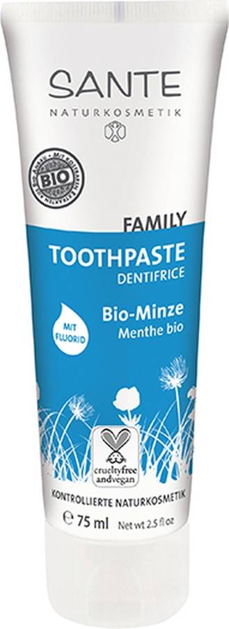 Pasta de Dientes SANTE Menta (75 ml)