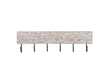 Perchero de Pared 61 x 7 x 16,5 cm Metal Madera