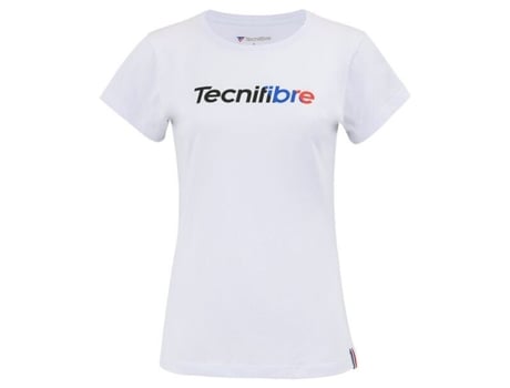 Camiseta de Niña para Tenis TECNIFIBRE Tenis Club Blanco (12/14 Años)