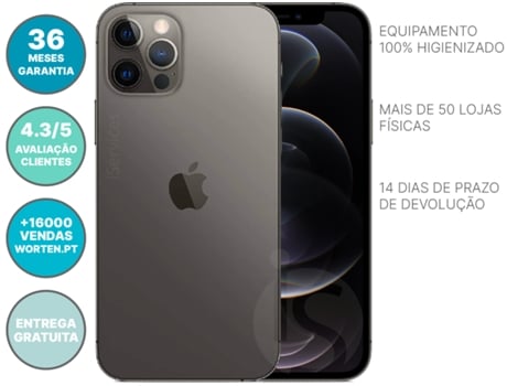 Celular Iphone 12 Pro Max 128GB Negro Grafito REACONDICIONADO