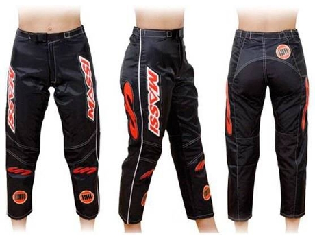 Pantalones Unisex MASSI Bmx Negro para Ciclismo (12 Años)