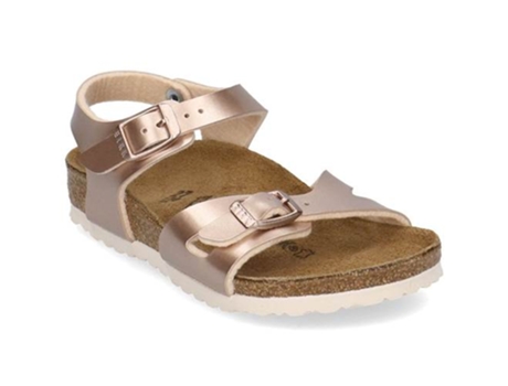 Sandalias BIRKENSTOCK Rio Para Niños (Dorado, Marrón - Material Sintético - 30)