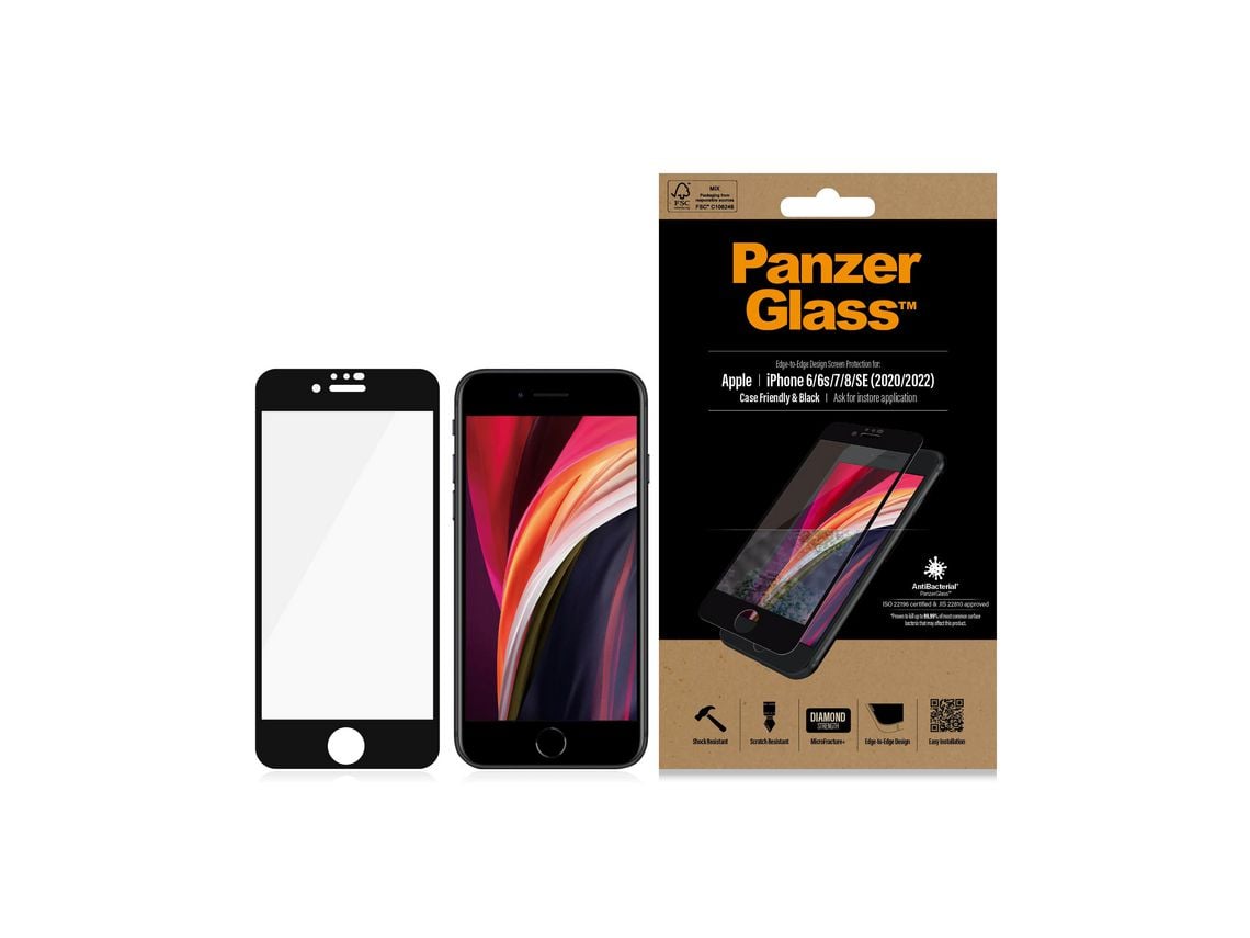 PANZERGLASS Protector de Pantalla para iPhone 8, 7, 6s, 6