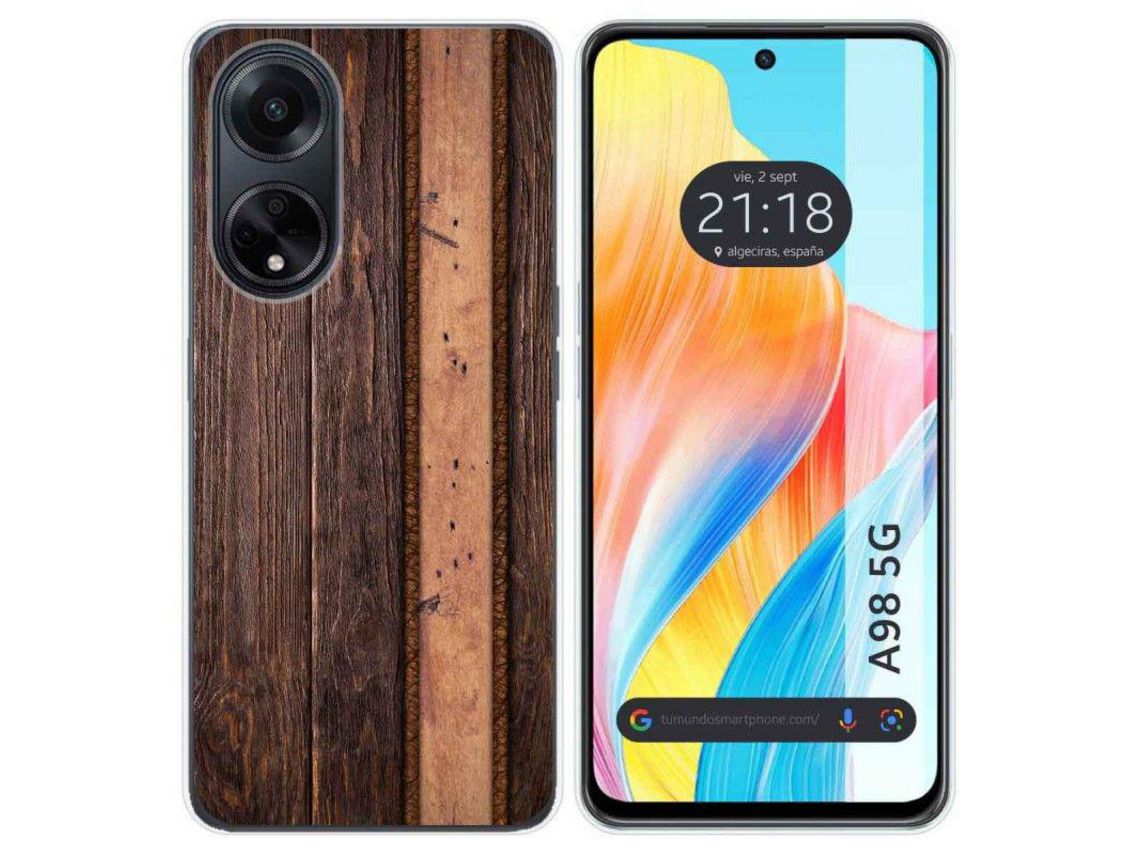 Funda móvil - TUMUNDOSMARTPHONE Oppo A98 5G, Compatible con Oppo