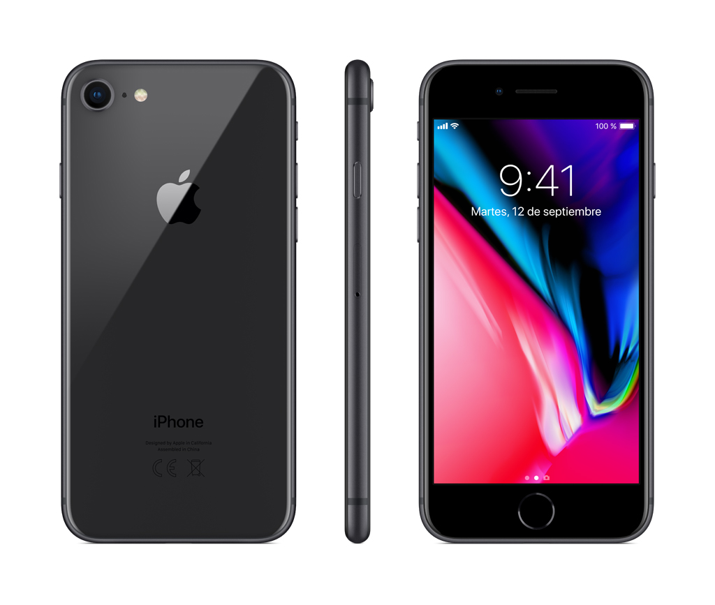 iPhone 8 APPLE (4.7'' - 2 GB - 64 GB - Gris Espacial)